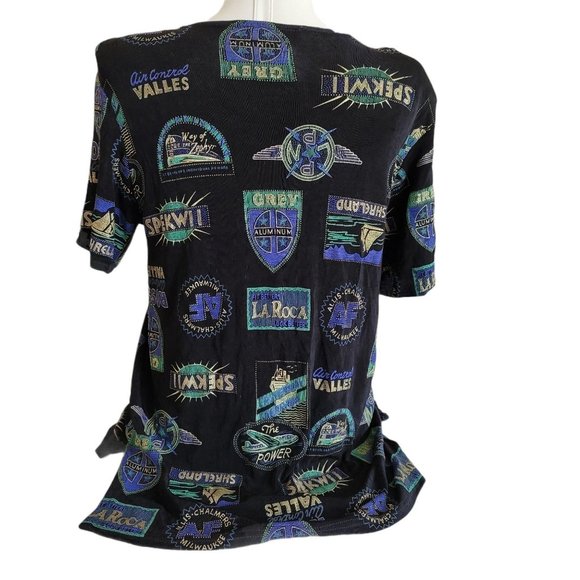 Vintage Jaipur Top Zephyr Spekii Shreland Black Metallic La Roca Custom LH8008 - Picture 4 of 8